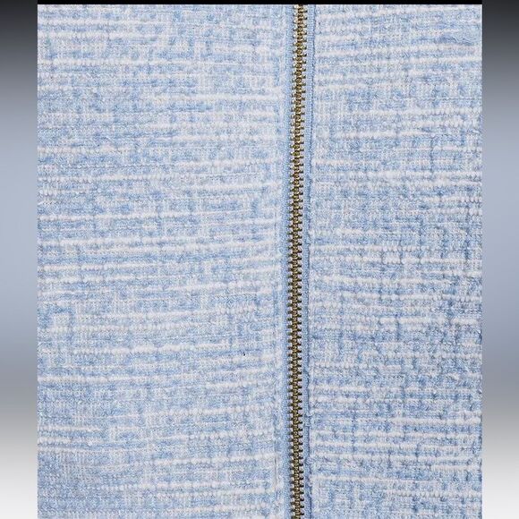 Calvin Klein | Blue Short Sleeve Crew Neck Tweed Sheath Dress | Size 6 NWT - Picture 8 of 8